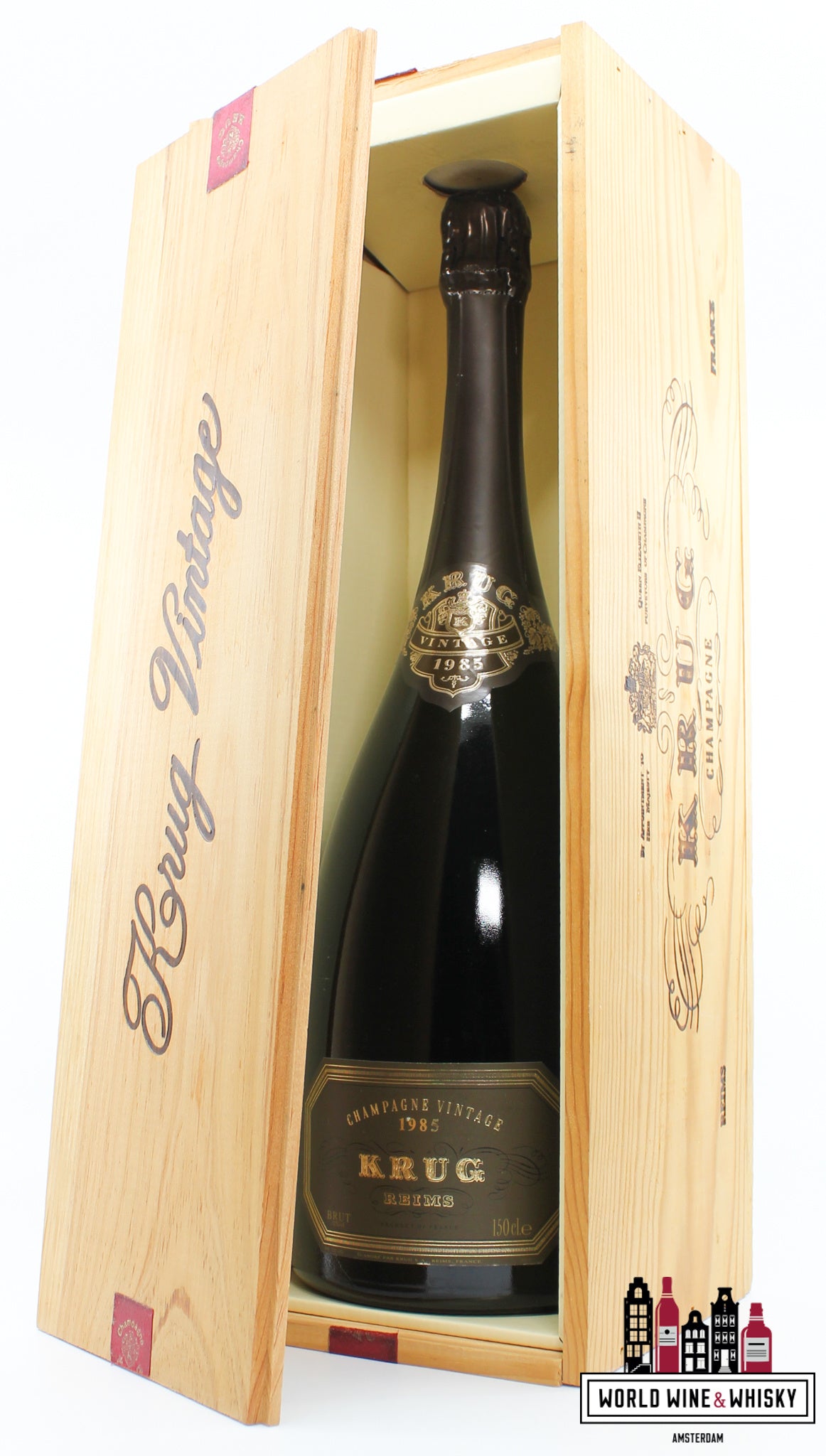 Krug 1985 - Champagne Brut Vintage magnum - 1,5 Liter  (in OWC) - WORLD WINE WHISKY 