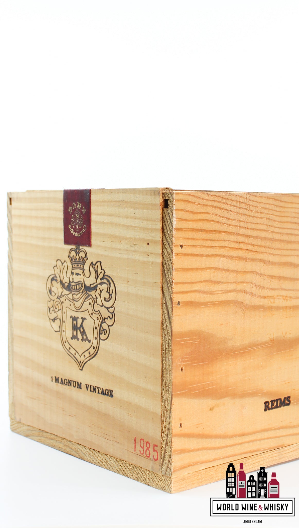 Krug 1985 - Champagne Brut Vintage magnum - 1,5 Liter  (in OWC) - WORLD WINE WHISKY 