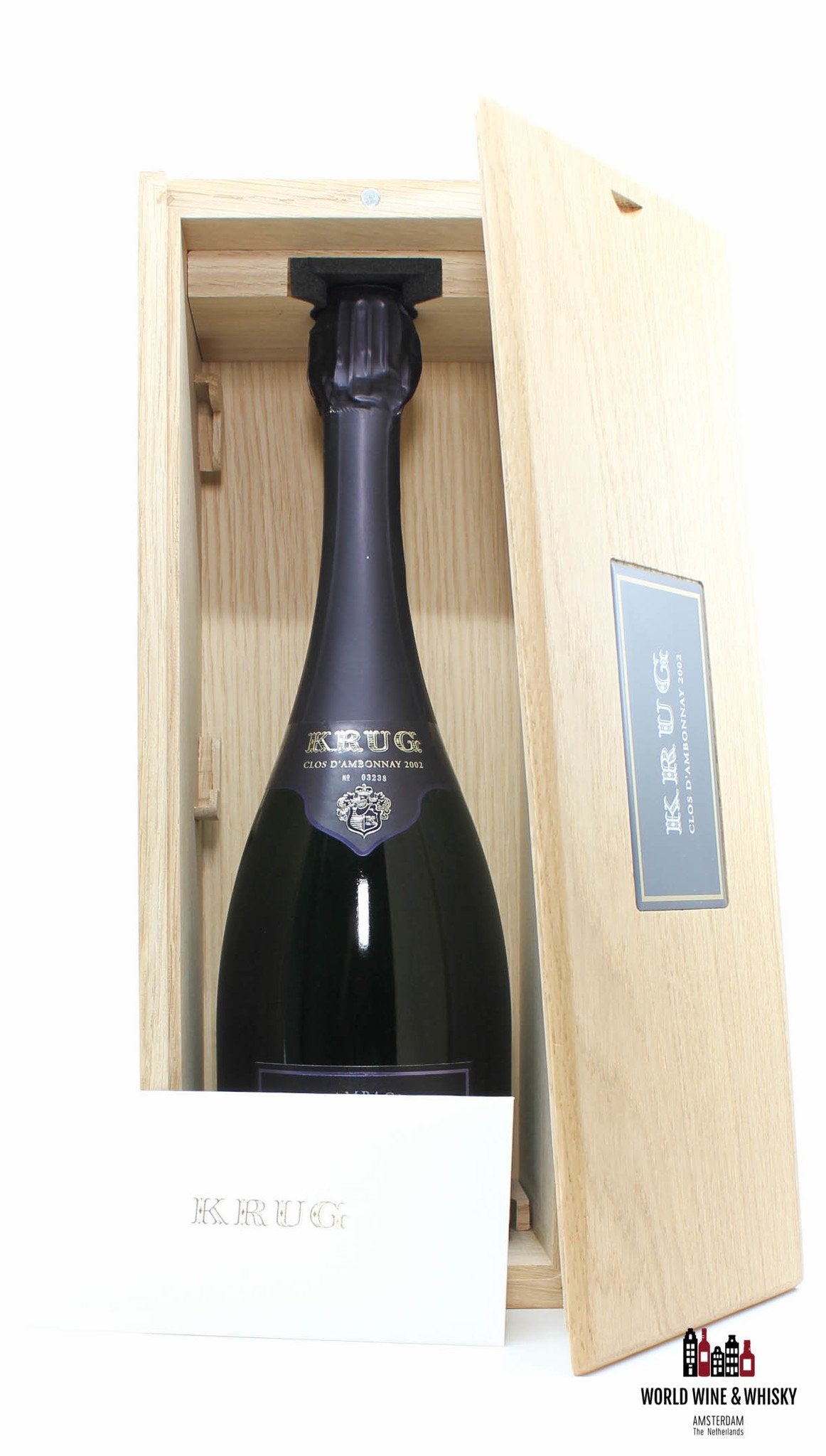 Krug Clos D'Ambonnay 2002 Brut Blanc de Noirs Champagne (100 Decanter Points) - WORLD WINE WHISKY 
