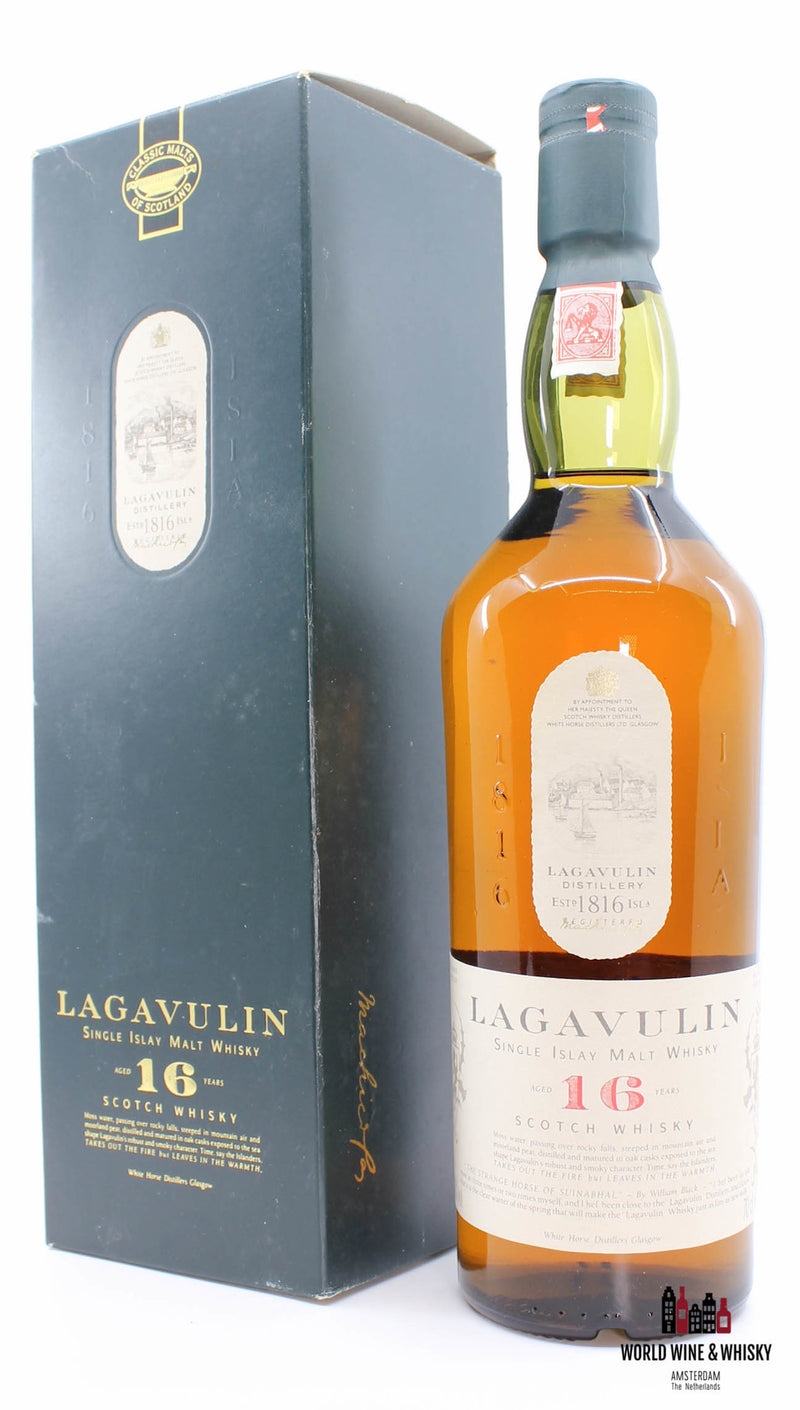 Lagavulin 16 Years Old - White Horse Distillers 43% - WORLD WINE WHISKY 