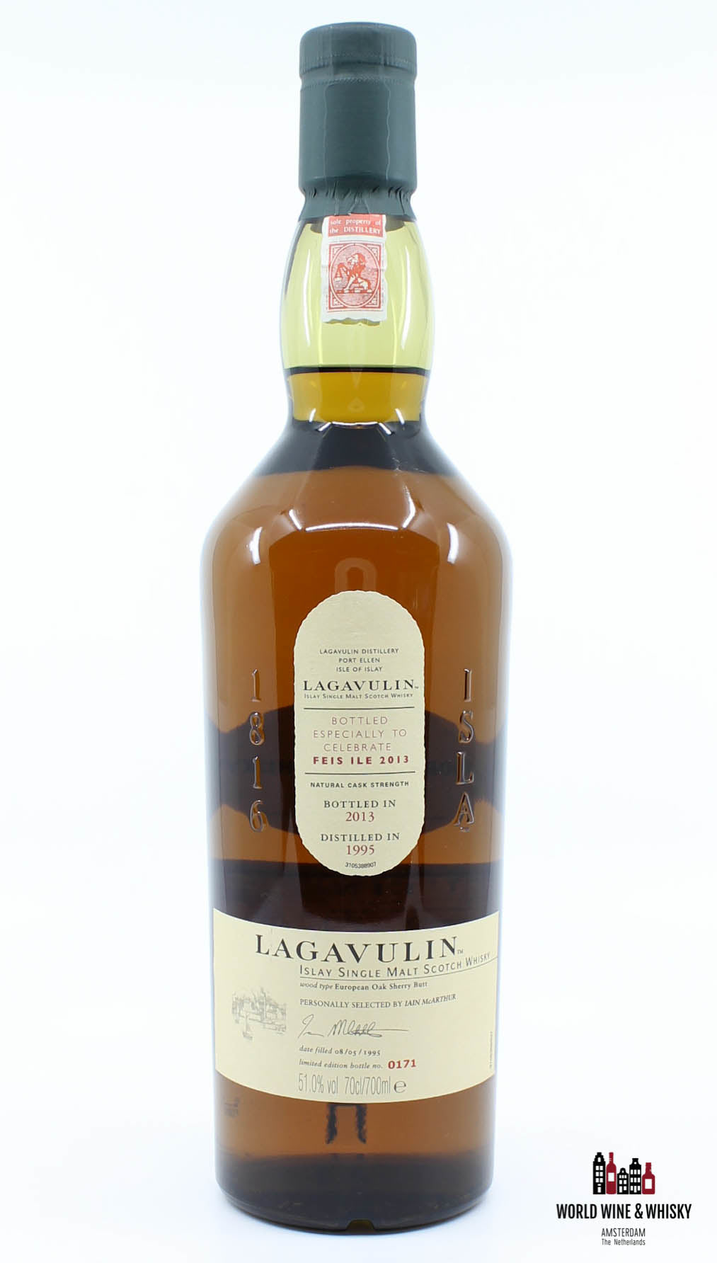 Lagavulin 17 Years Old 1995 Feis Ile 2013 51.0% (1 of 3000) - WORLD WINE WHISKY 