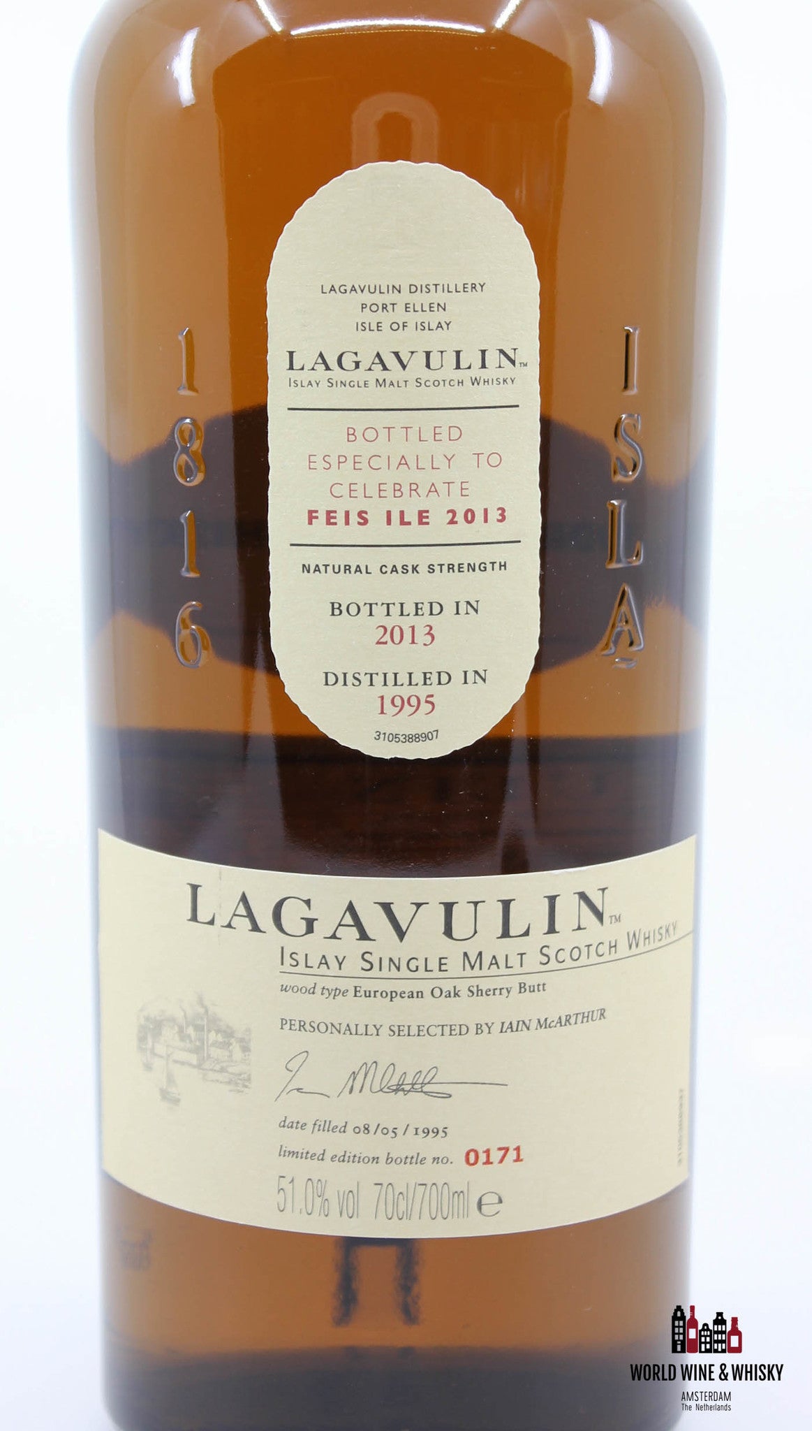 Lagavulin 17 Years Old 1995 Feis Ile 2013 51.0% (1 of 3000) - WORLD WINE WHISKY 