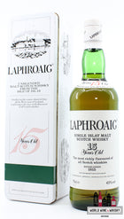 Laphroaig 15 Years Old - Single Islay Malt Scotch Whisky - 80's Bottling - 43% 750ml - WORLD WINE WHISKY 