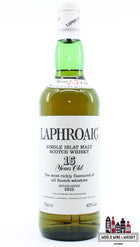 Laphroaig 15 Years Old - Single Islay Malt Scotch Whisky - 80's Bottling - 43% 750ml - WORLD WINE WHISKY 