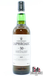 Laphroaig 30 Years Old 1975 2006 - Extremely Rare 43% 700ml - WORLD WINE WHISKY 