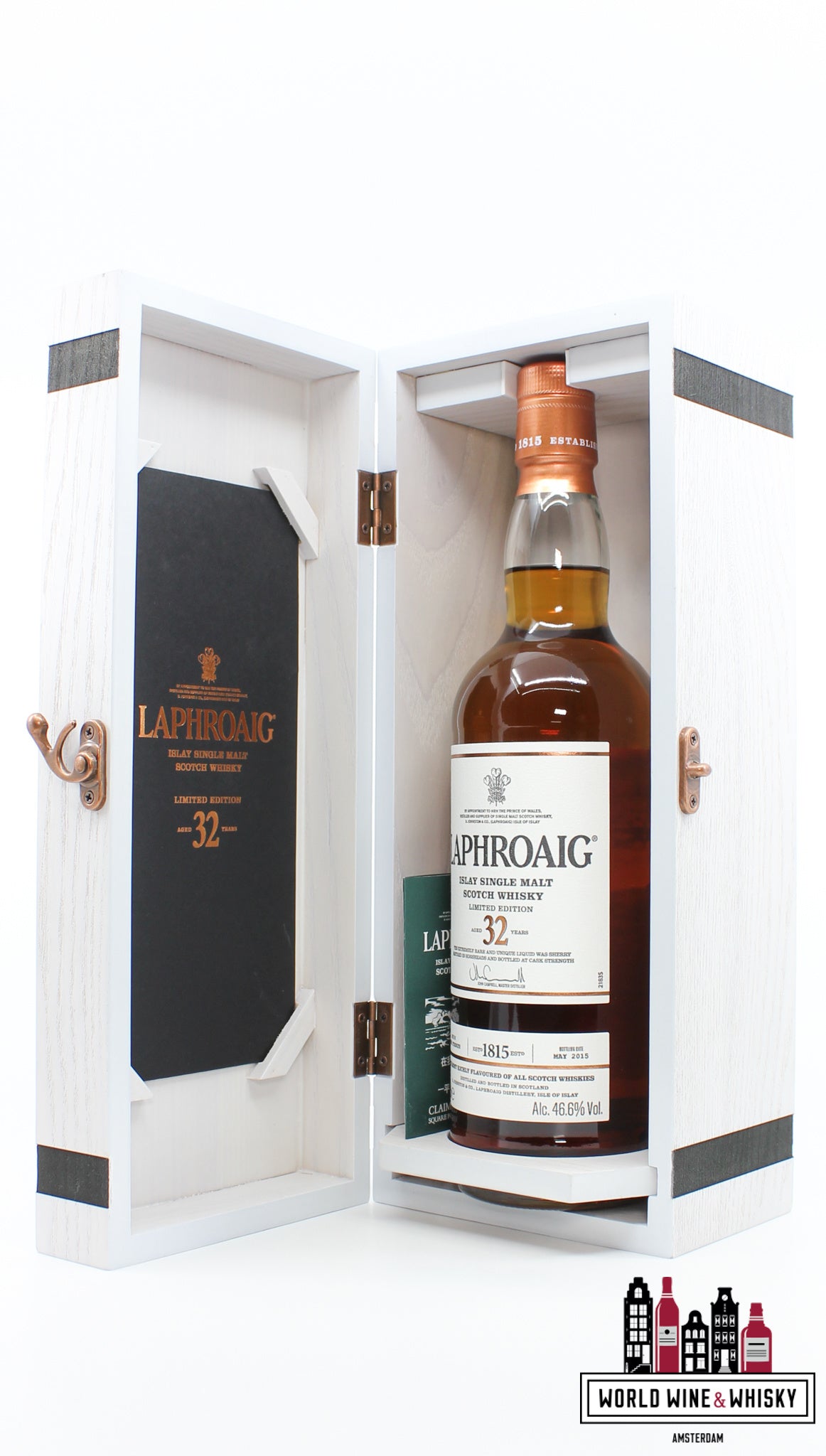 Laphroaig 32 Years Old 2015 - Limited Edition 46.6% (1 of 5880) - WORLD WINE WHISKY 