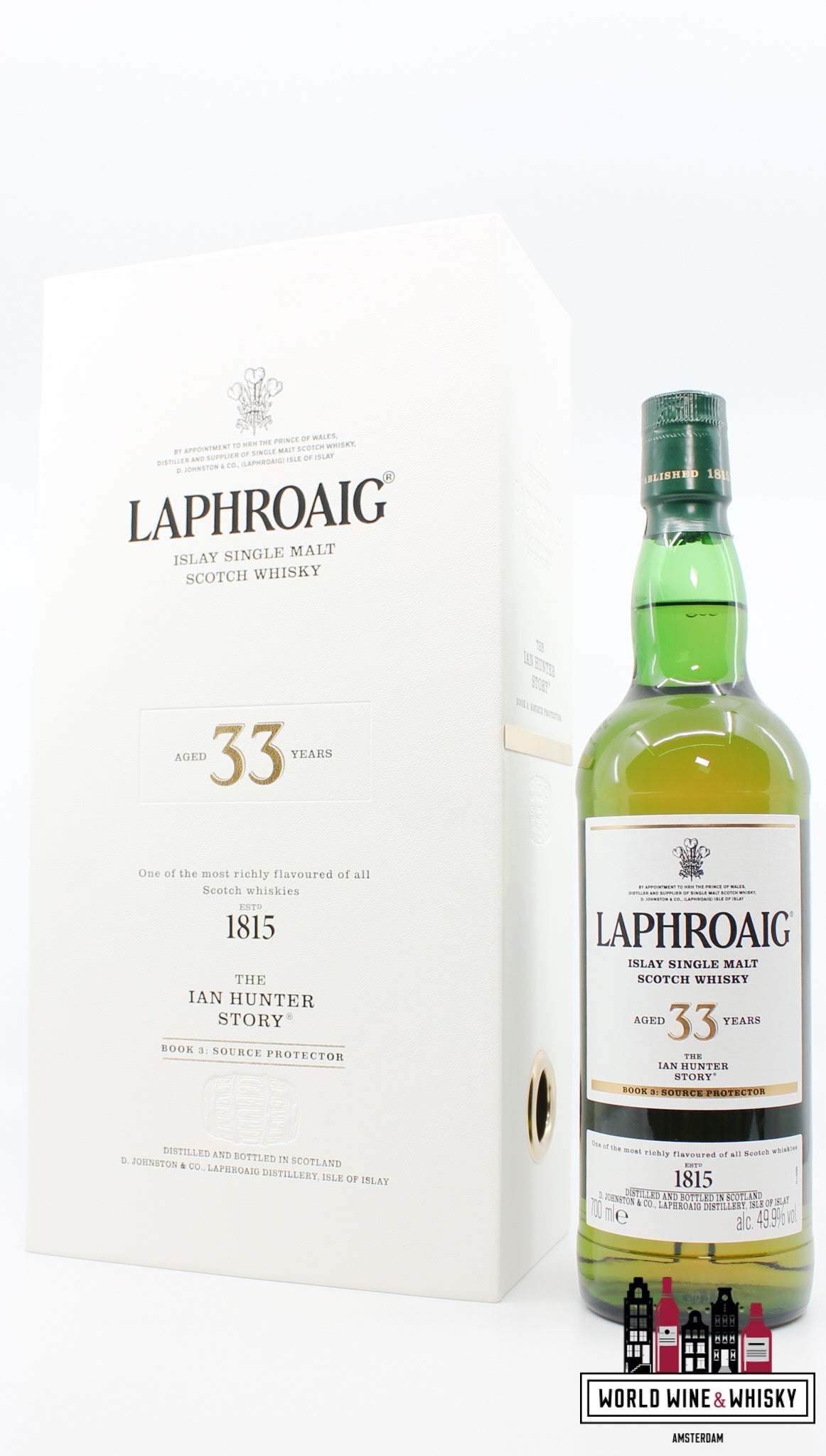 Laphroaig 33 Years Old 1987 2021 - The Ian Hunter Story - Book 3: Source Protector 49.9% (1 of 4800) - WORLD WINE WHISKY 