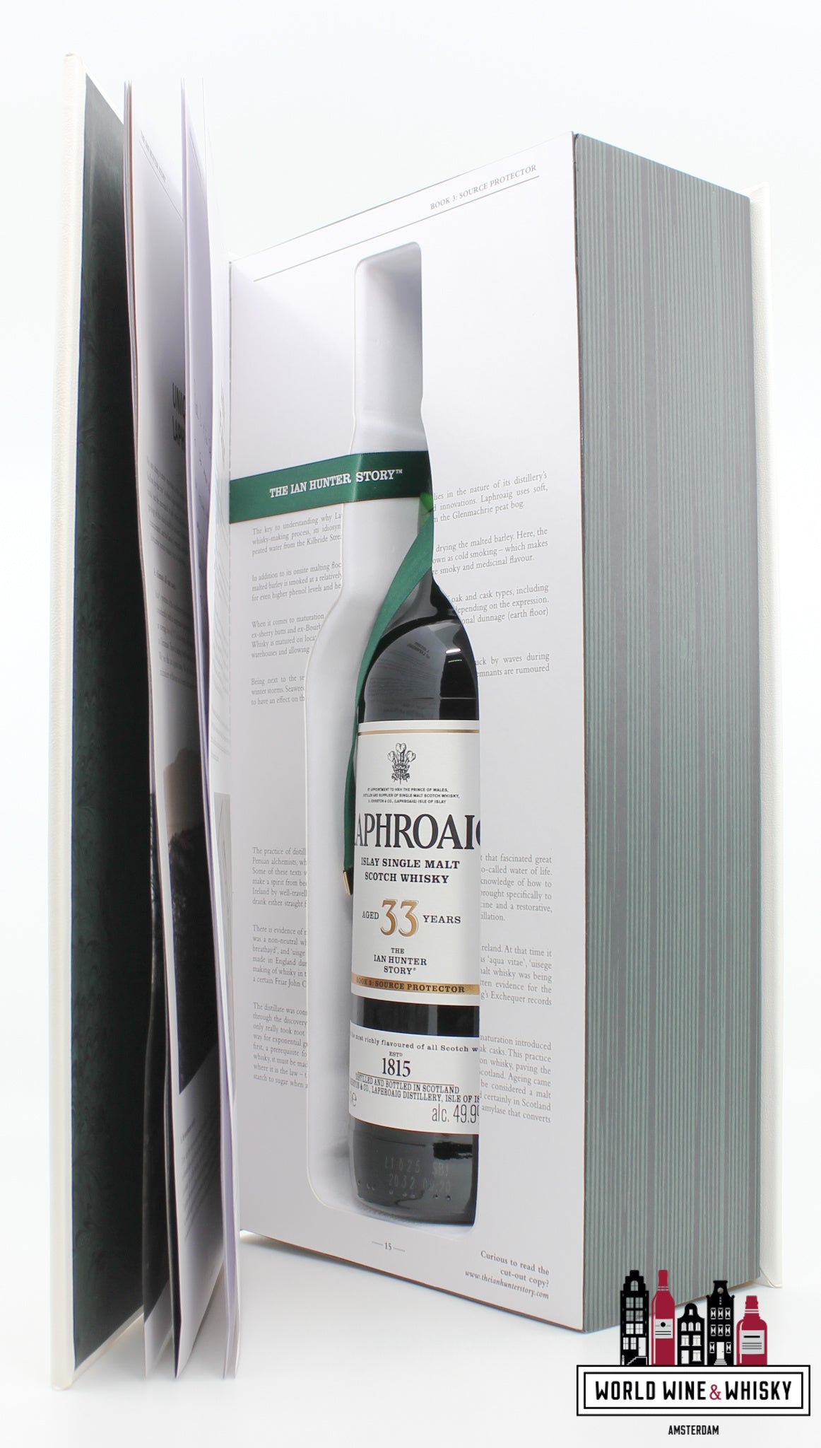Laphroaig 33 Years Old 1987 2021 - The Ian Hunter Story - Book 3: Source Protector 49.9% (1 of 4800) - WORLD WINE WHISKY 
