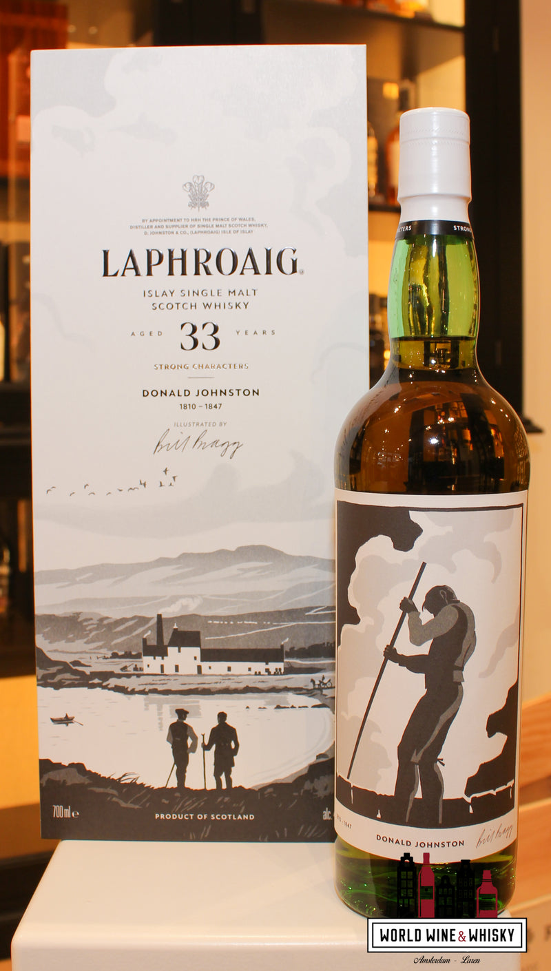 Laphroaig 33 Years Old 2024 - Strong Characters - Chapter One Donald Johnston 43.8% - WORLD WINE WHISKY 