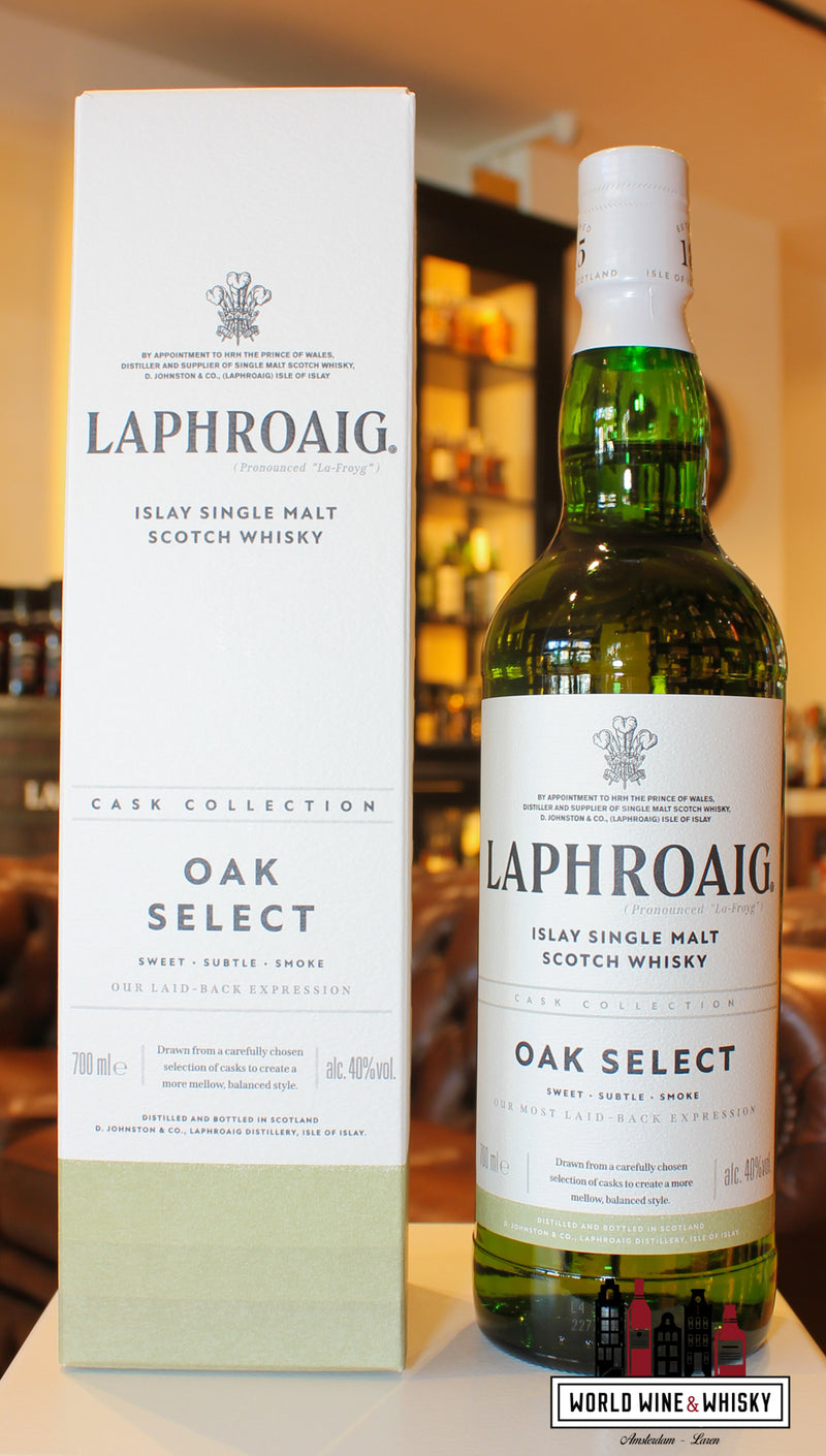 Laphroaig Oak Select 40% - WORLD WINE WHISKY 