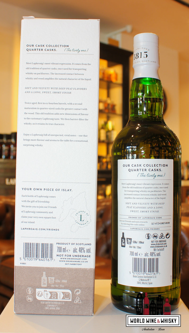Laphroaig Quarter Casks 48% - WORLD WINE WHISKY 