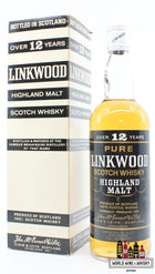 Linkwood 12 Years Old 1980 - Pure Scotch Whisky - Old Bottling 43% 750ml - WORLD WINE WHISKY 