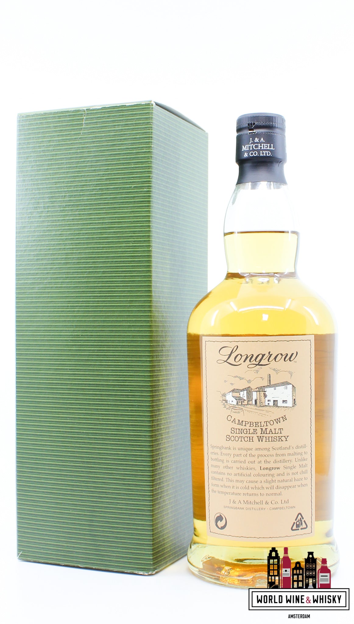 Longrow 14 Years Old 2007 - Green Edition (Springbank) 46% - WORLD WINE WHISKY 