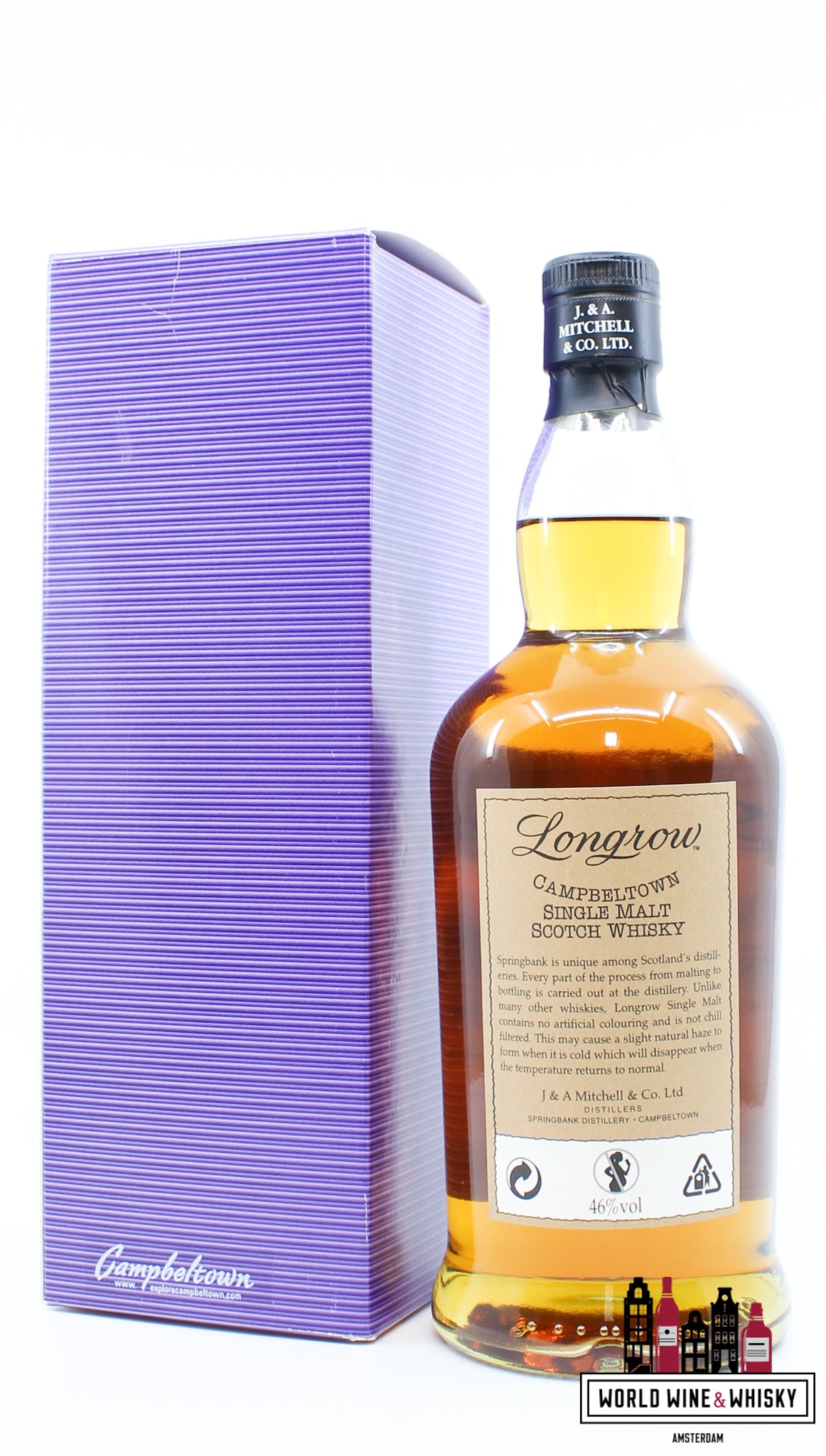 Longrow 18 Years Old 2013 - Purple Edition (Springbank) 46% - WORLD WINE WHISKY 