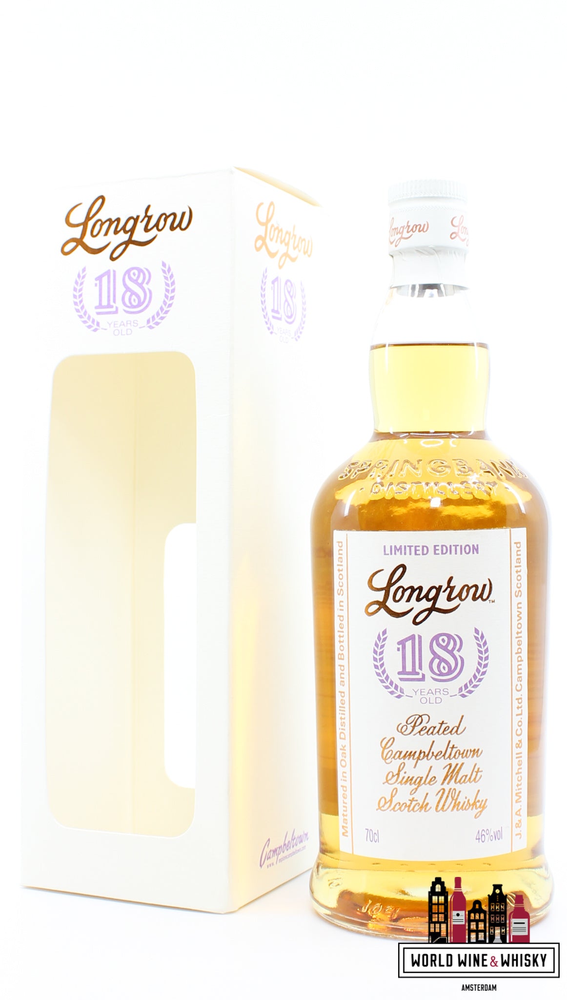 Longrow 18 Years Old 2016 - Limited Edition (Springbank) 46% - WORLD WINE WHISKY 