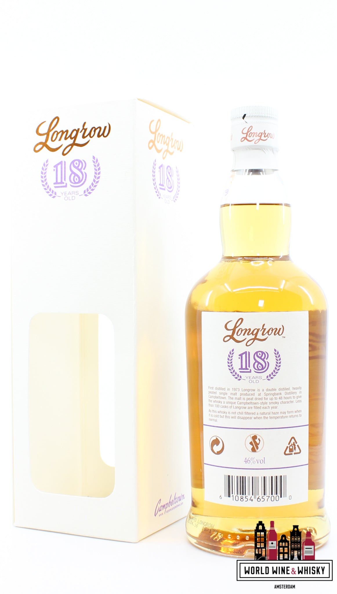 Longrow 18 Years Old 2016 - Limited Edition (Springbank) 46% - WORLD WINE WHISKY 