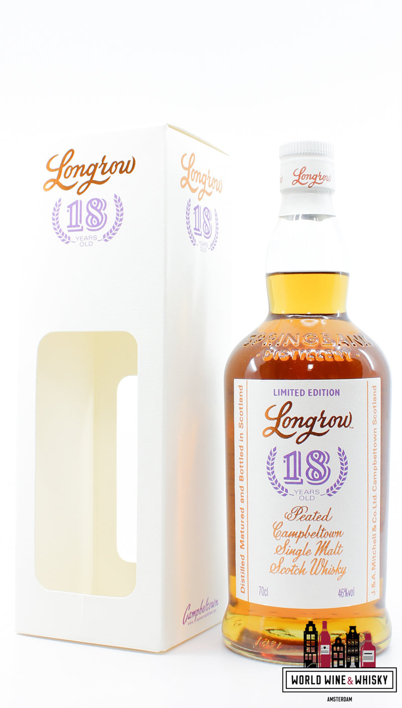 Longrow 18 Years Old 2018 - Limited Edition (Springbank) 46% - 1 of 4800 - WORLD WINE WHISKY 
