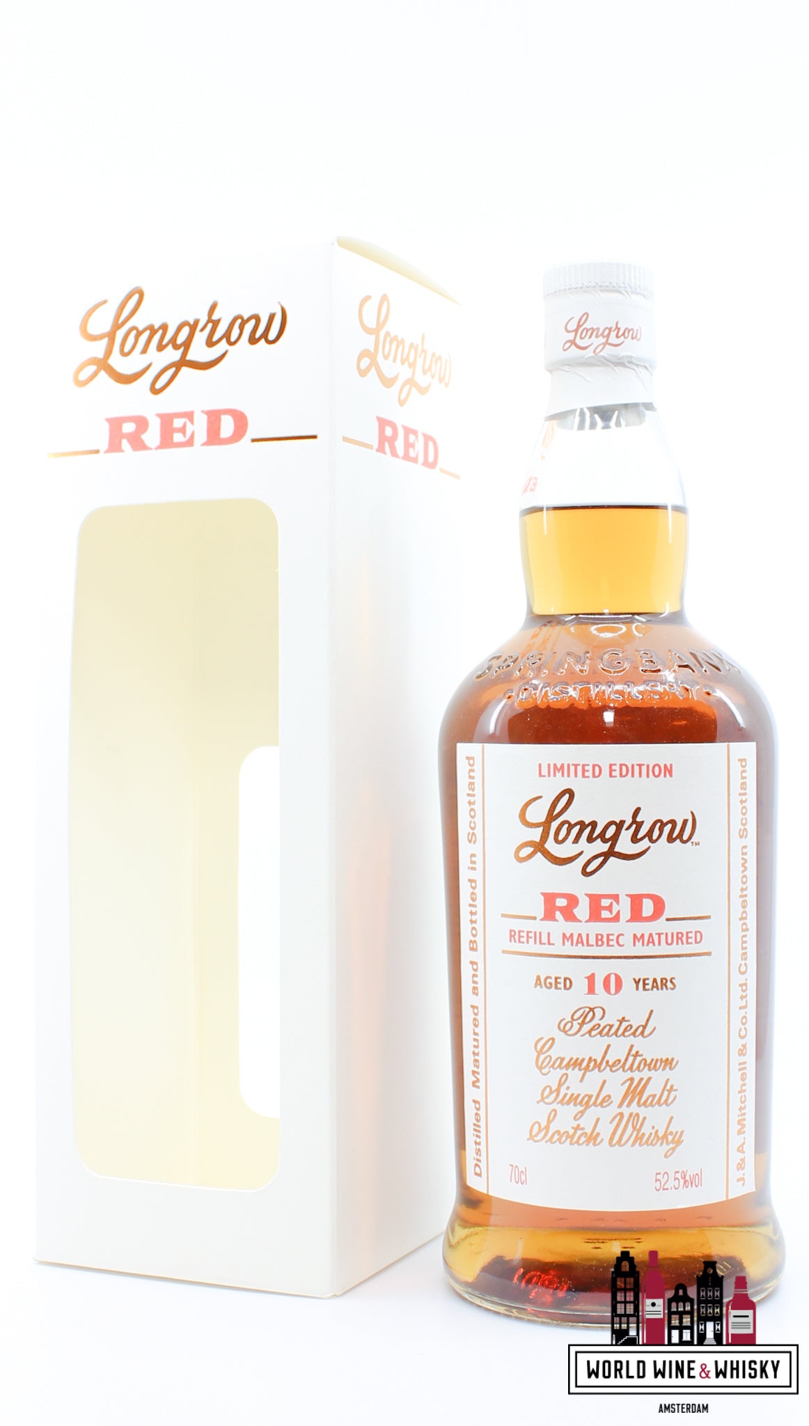 Longrow Red 10 Years Old 2020 - Refill Malbec Matured (Springbank) 52.5% (1 of 10.000) - WORLD WINE WHISKY 