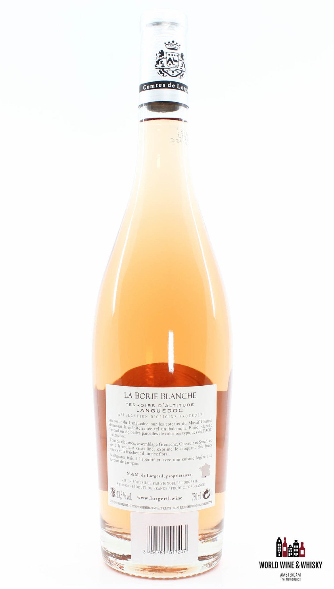 Lorgeril - La Borie Blanche 2018 Rosé - WORLD WINE WHISKY 