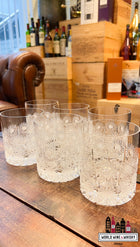 Luxury Crystal whisky and whiskey glasses - set of 6 glasses (Handmade and hand cut) - WORLD WINE WHISKY 