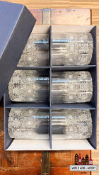 Luxury Crystal whisky and whiskey glasses - set of 6 glasses (Handmade and hand cut) - WORLD WINE WHISKY 