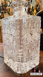 Luxury Crystal whisky decanter incl. stopper (handmade and hand cut) - WORLD WINE WHISKY 