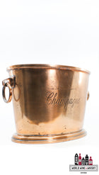 Luxury bronze Champagne cooler/ice bucket (for 3/4 bottles) - WORLD WINE WHISKY 