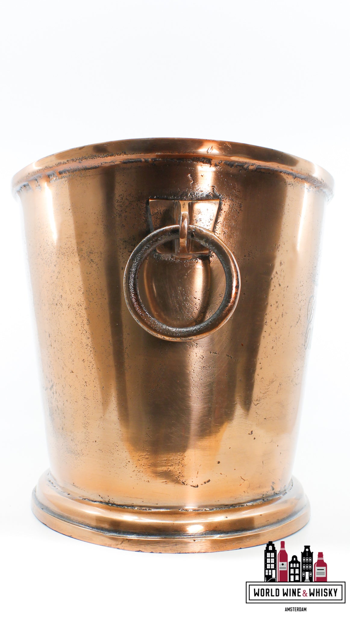 Luxury bronze Champagne cooler/ice bucket (for 3/4 bottles) - WORLD WINE WHISKY 