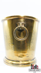 Luxury golden Champagne cooler/ice bucket (for 3/4 bottles) - WORLD WINE WHISKY 