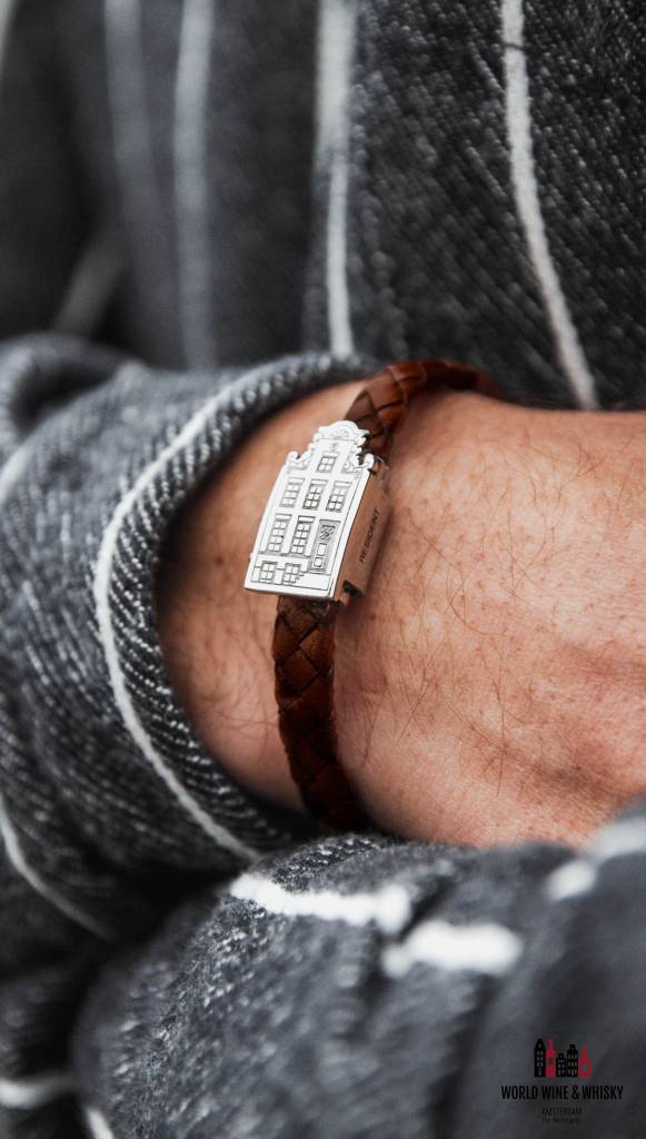 Luxury silver Amsterdam canal house bracelet jewelry - Resident - WORLD WINE WHISKY 