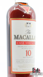 Macallan 10 Years Old - Cask Strength 58.6% (1 liter) - WORLD WINE WHISKY 