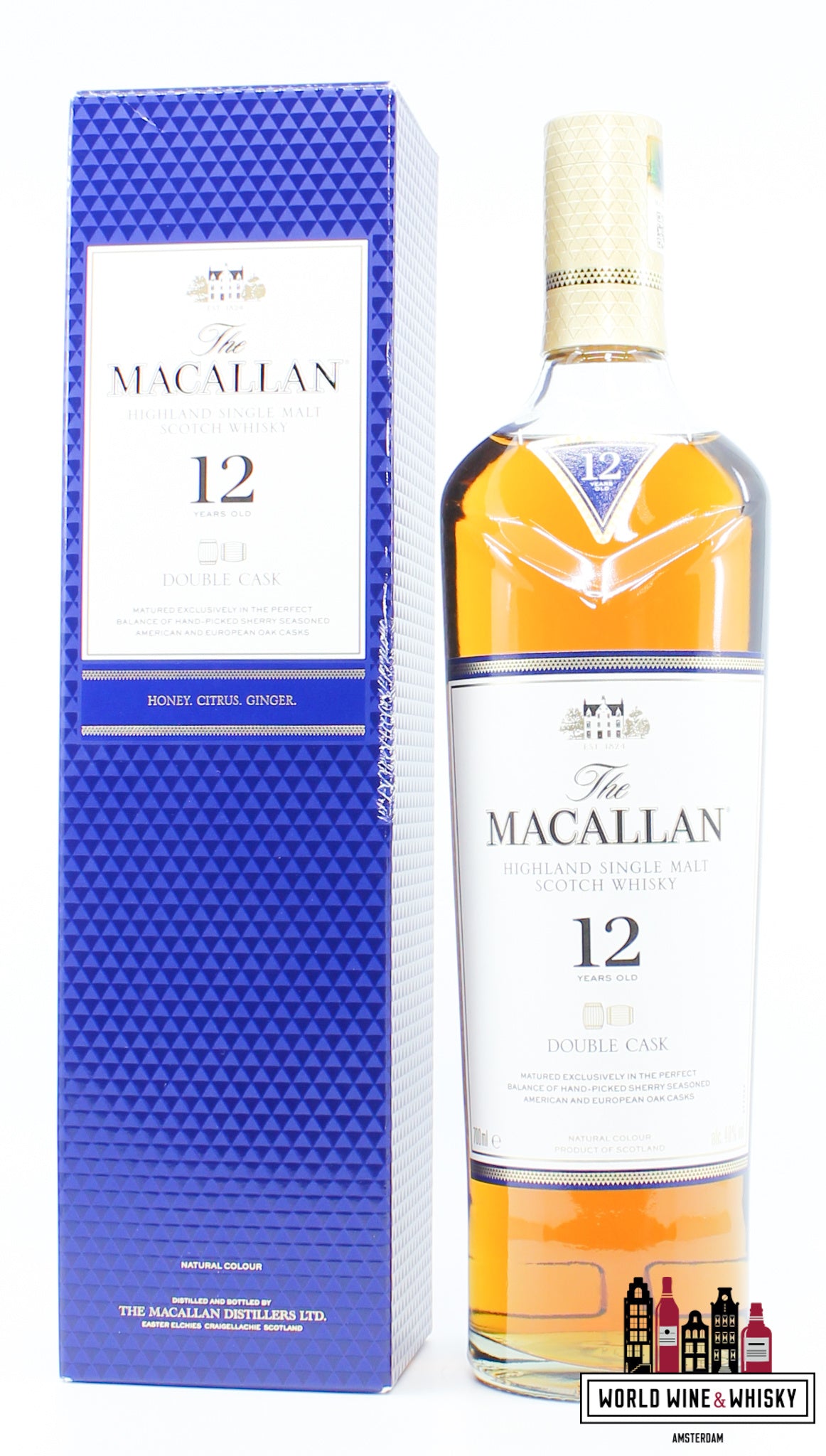 Macallan 12 Years Old - Double Cask 40% - WORLD WINE WHISKY 