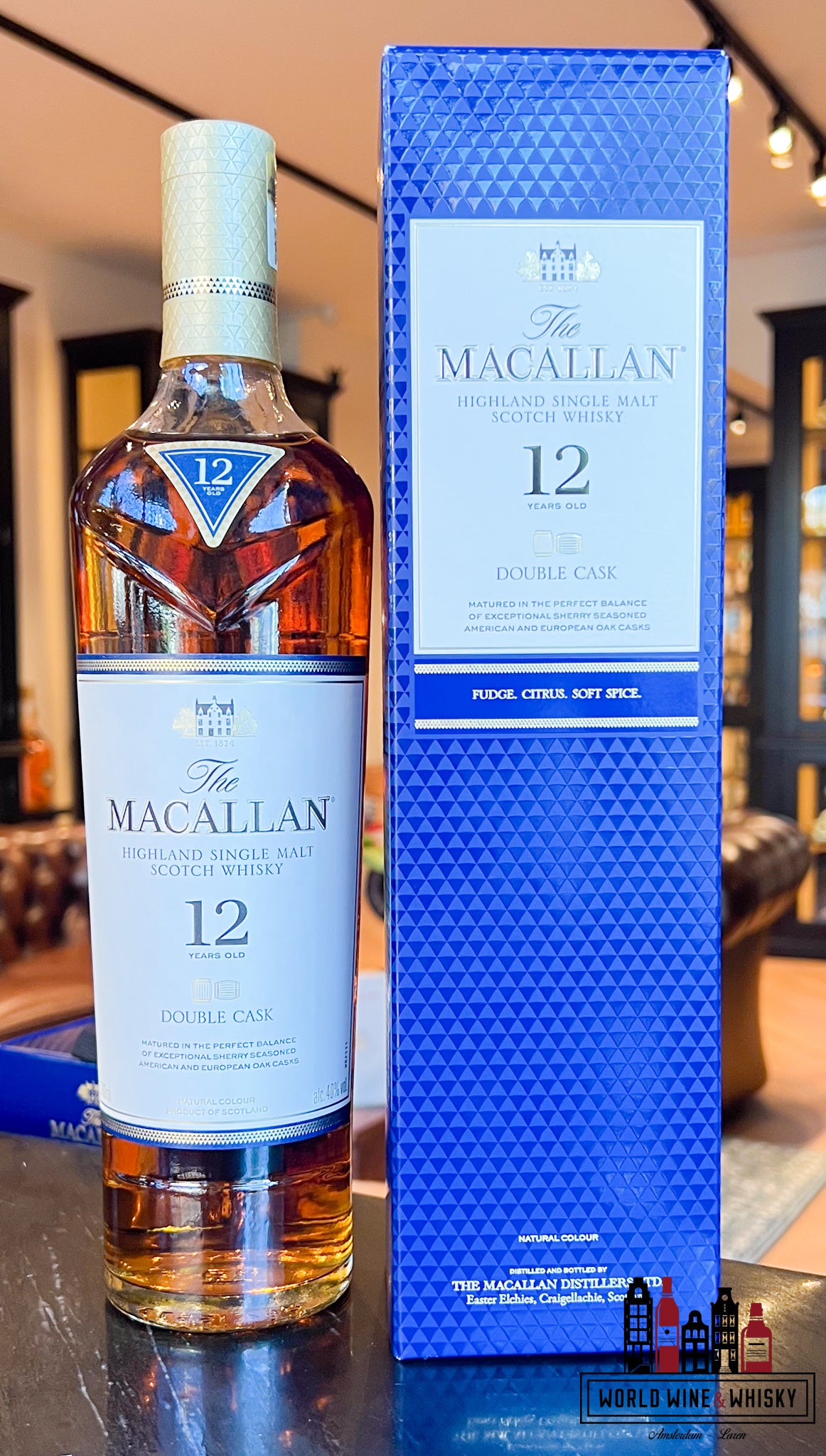 Macallan 12 Years Old - Double Cask 40% - WORLD WINE WHISKY 
