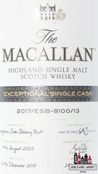 Macallan 14 Years Old 2003 2017 - Exceptional Single Cask 2017/ESB-9100/13 - Cask 13 60% (1 of 643) - WORLD WINE WHISKY 