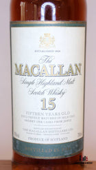 Macallan 15 Years Old 1984 2000 Green - Sherry Oak Cask 43% - WORLD WINE WHISKY 