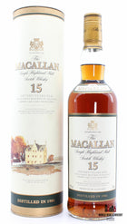 Macallan 15 Years Old 1984 - Sherry Oak Casks from Jerez  43% 700ml - WORLD WINE WHISKY 