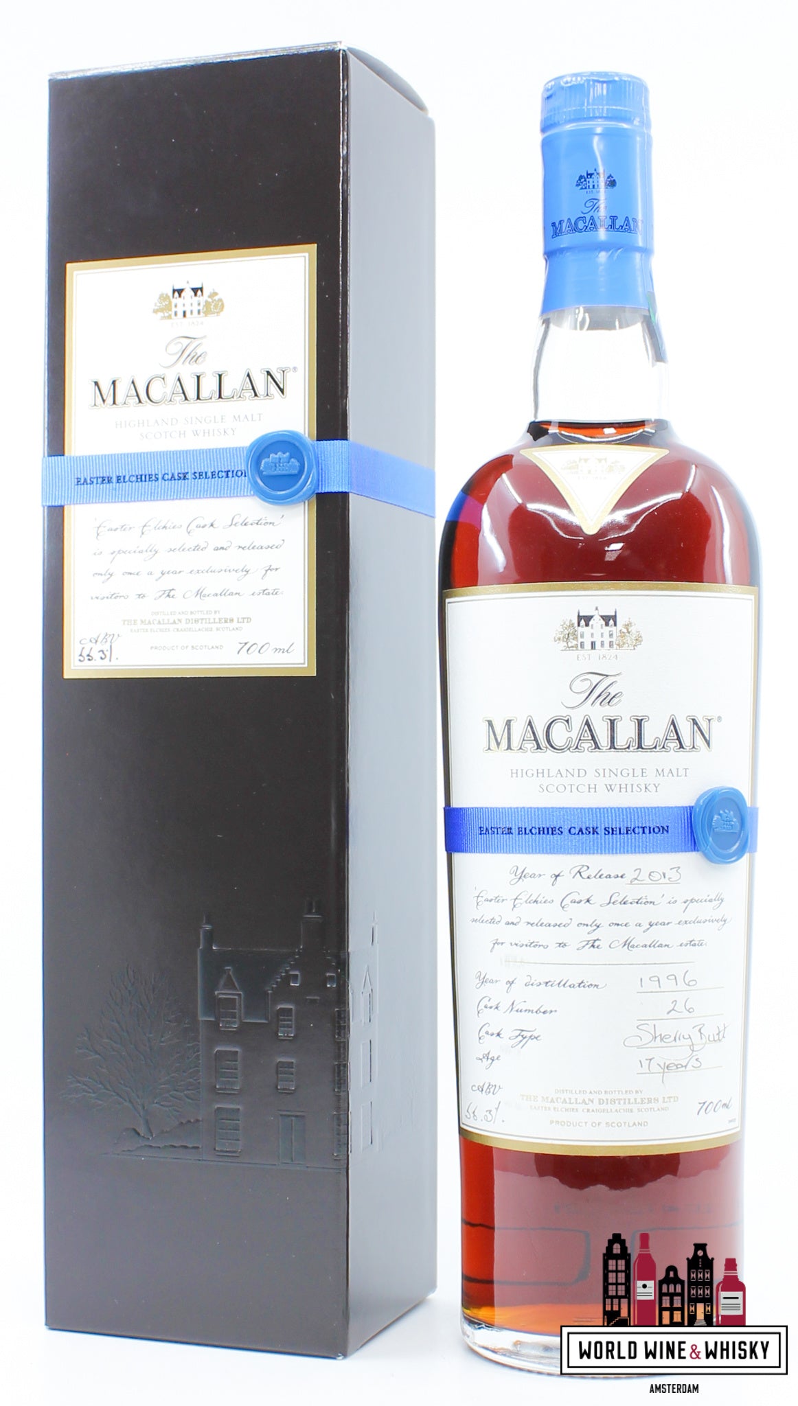 Macallan 17 Years Old 1996 2013 - Cask 26 - Easter Elchies Cask Selection 55.3% (1 of 386) - WORLD WINE WHISKY 