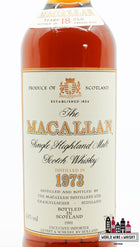 Macallan 18 Years Old 1973 1991 Sherry Wood 43% - WORLD WINE WHISKY 