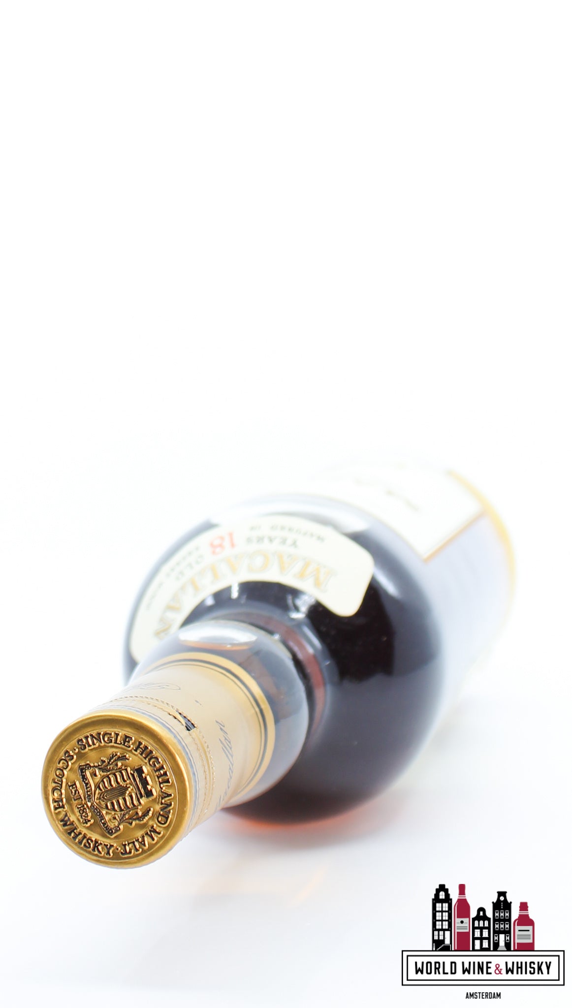 Macallan 18 Years Old 1973 1991 Sherry Wood 750ml 43% - WORLD WINE WHISKY 