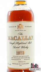 Macallan 18 Years Old 1973 1991 Sherry Wood 750ml 43% - WORLD WINE WHISKY 