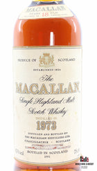 Macallan 18 Years Old 1973 1991 Sherry Wood 750ml 43% - WORLD WINE WHISKY 