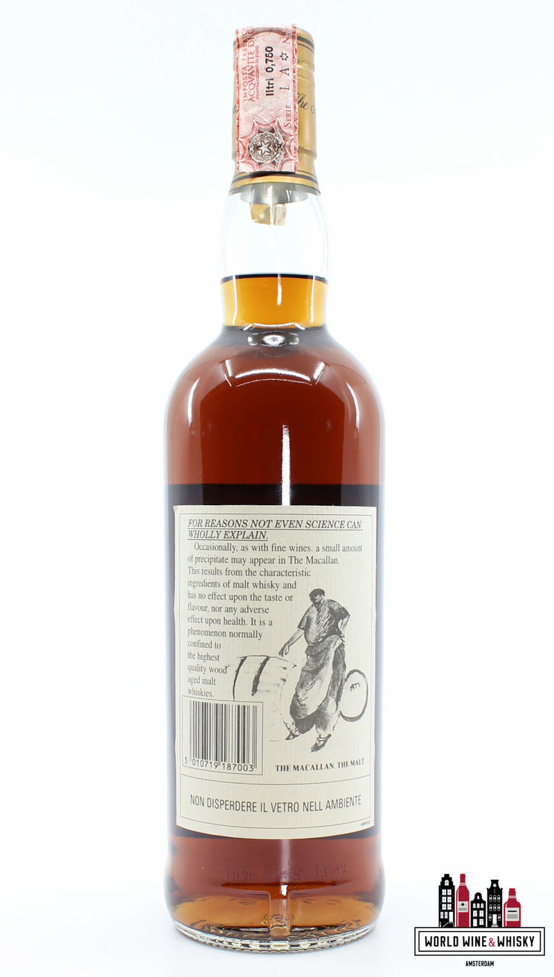 Macallan 18 Years Old 1978 1996 - Giovinetti & Figli Import Italia 43% 700ml - WORLD WINE WHISKY 