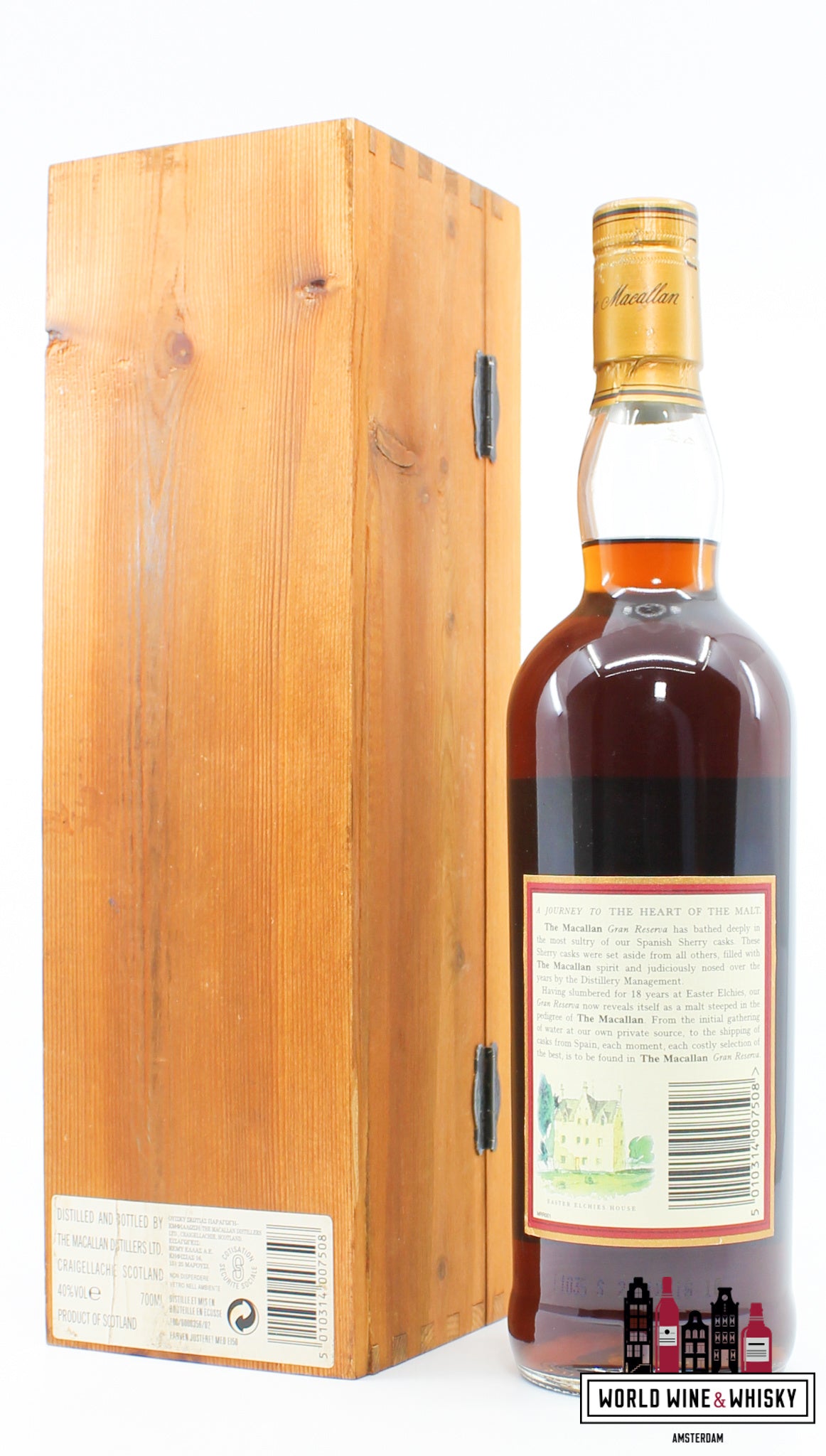 Macallan 18 Years Old 1979 1997 - Gran Reserva - Sherry Cask 40% - WORLD WINE WHISKY 