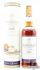 Macallan 18 Years Old 1983 2001 - Sherry Oak Casks - Vintage Release 43% - WORLD WINE WHISKY 