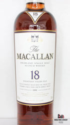 Macallan 18 Years Old 1991 2009 Sherry Oak 43% - WORLD WINE WHISKY 