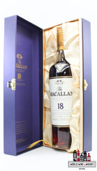 Macallan 18 Years Old 1996 2014 Sherry Oak Casks from Jerez 43% (in luxury case) - WORLD WINE WHISKY 