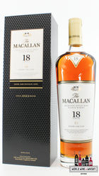 Macallan 18 Years Old - Sherry Oak Cask - Annual 2023 Release 43% - WORLD WINE WHISKY 