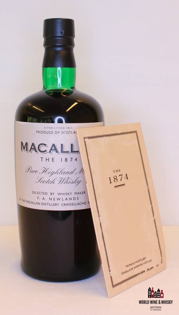 Macallan 1874 Replica 2002 45% (75cl edition) - WORLD WINE WHISKY 