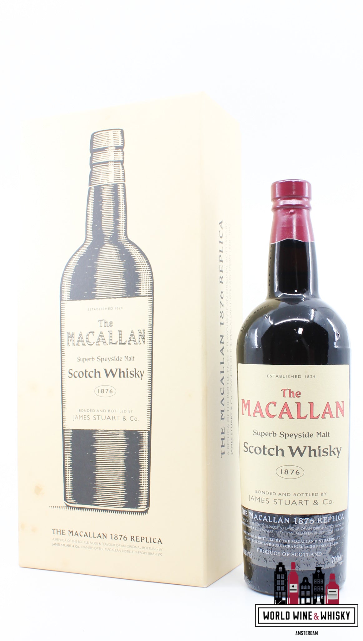 Macallan 1876 Replica - Bottled in 2003 40.6% (1 of 19800) - WORLD WINE WHISKY 
