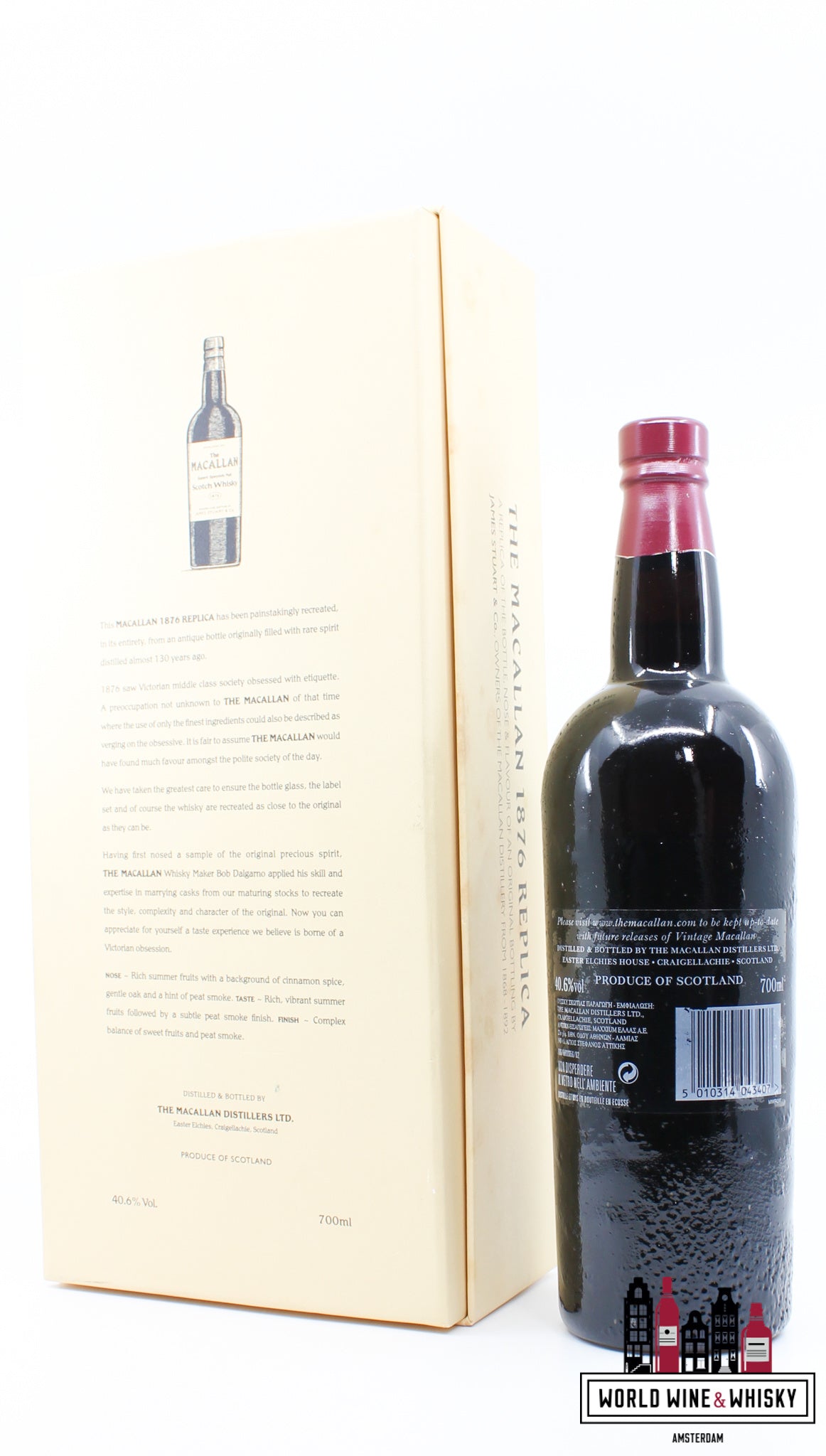 Macallan 1876 Replica - Bottled in 2003 40.6% (1 of 19800) - WORLD WINE WHISKY 